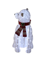 Polar Bear 2 Pieces Set with LED Lights