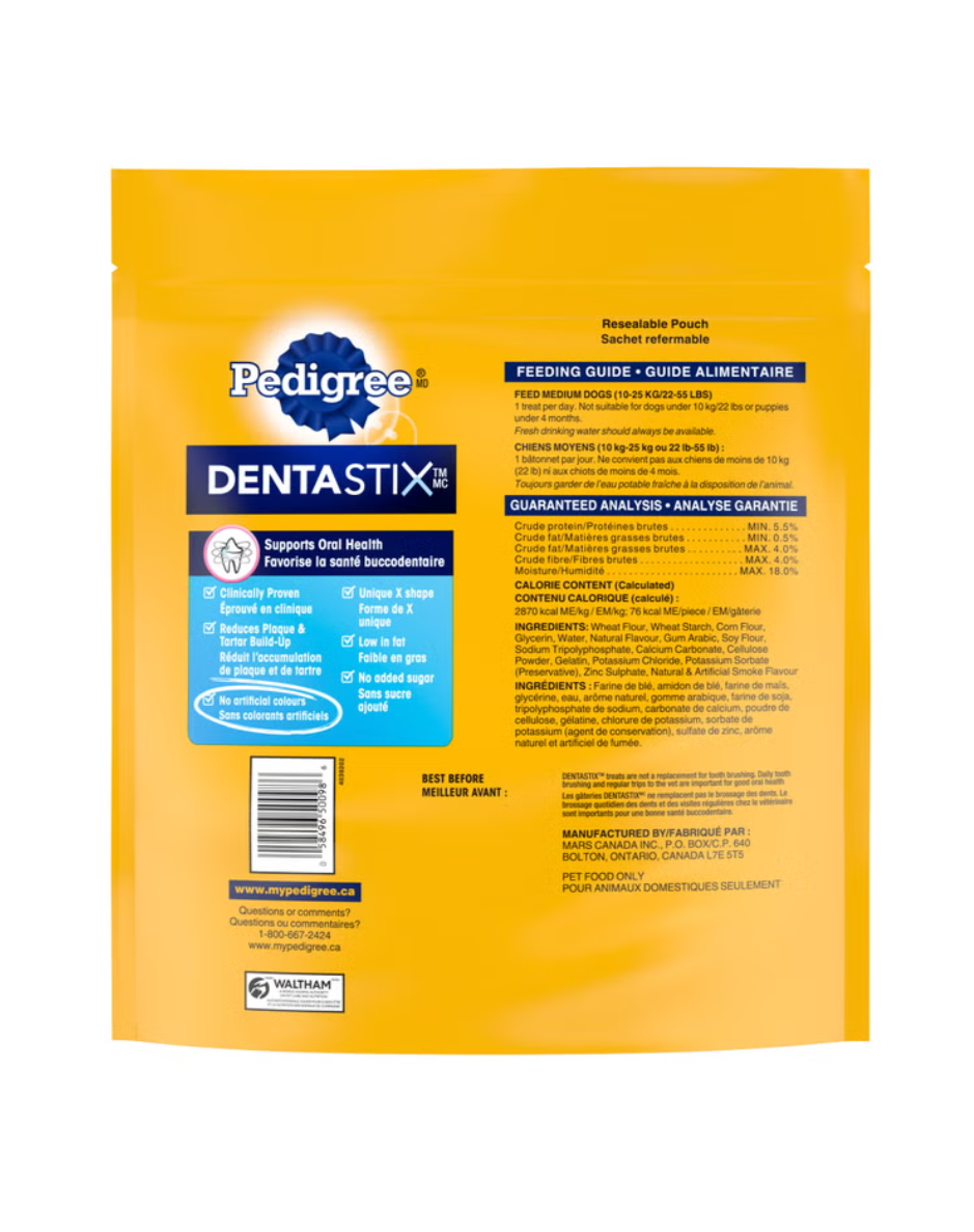Pedigree Dentastix Medium Dog Original Treats, 70-count
