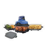 Ninja Crispi 5-in-1 Portable Glass Air Fry Cooking System, 3 Containers and Cover