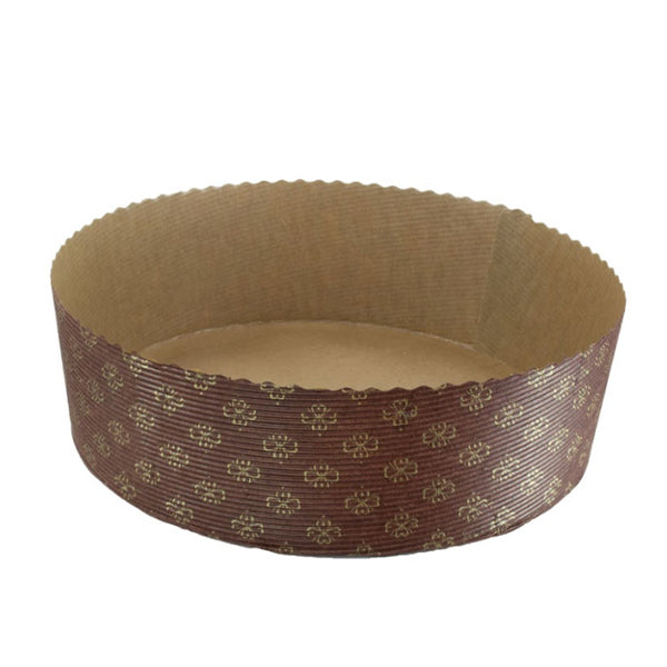 1805176803552 Novacart Panettone Round Mold 8 5/2 3/4IN 24x20-Pack