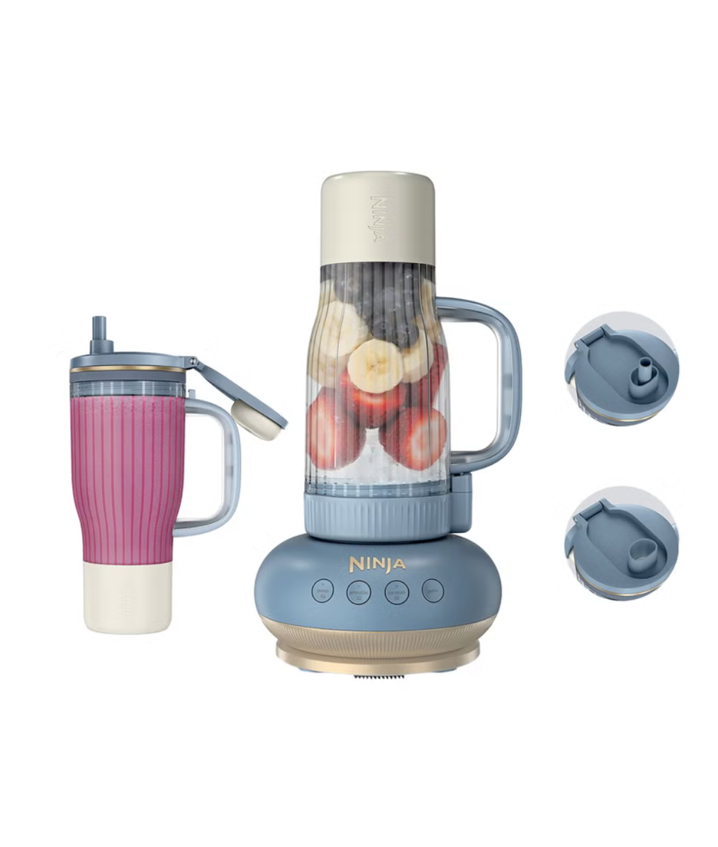 Ninja BlendBOSS Tumbler Blender with (2) 26oz Tumblers and Straws