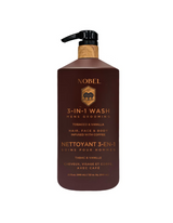 Nobel Men 3-in-1 Wash, 3 x 946 mL