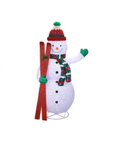2.74 m (9 ft.) Snowman with Twinkle Lights