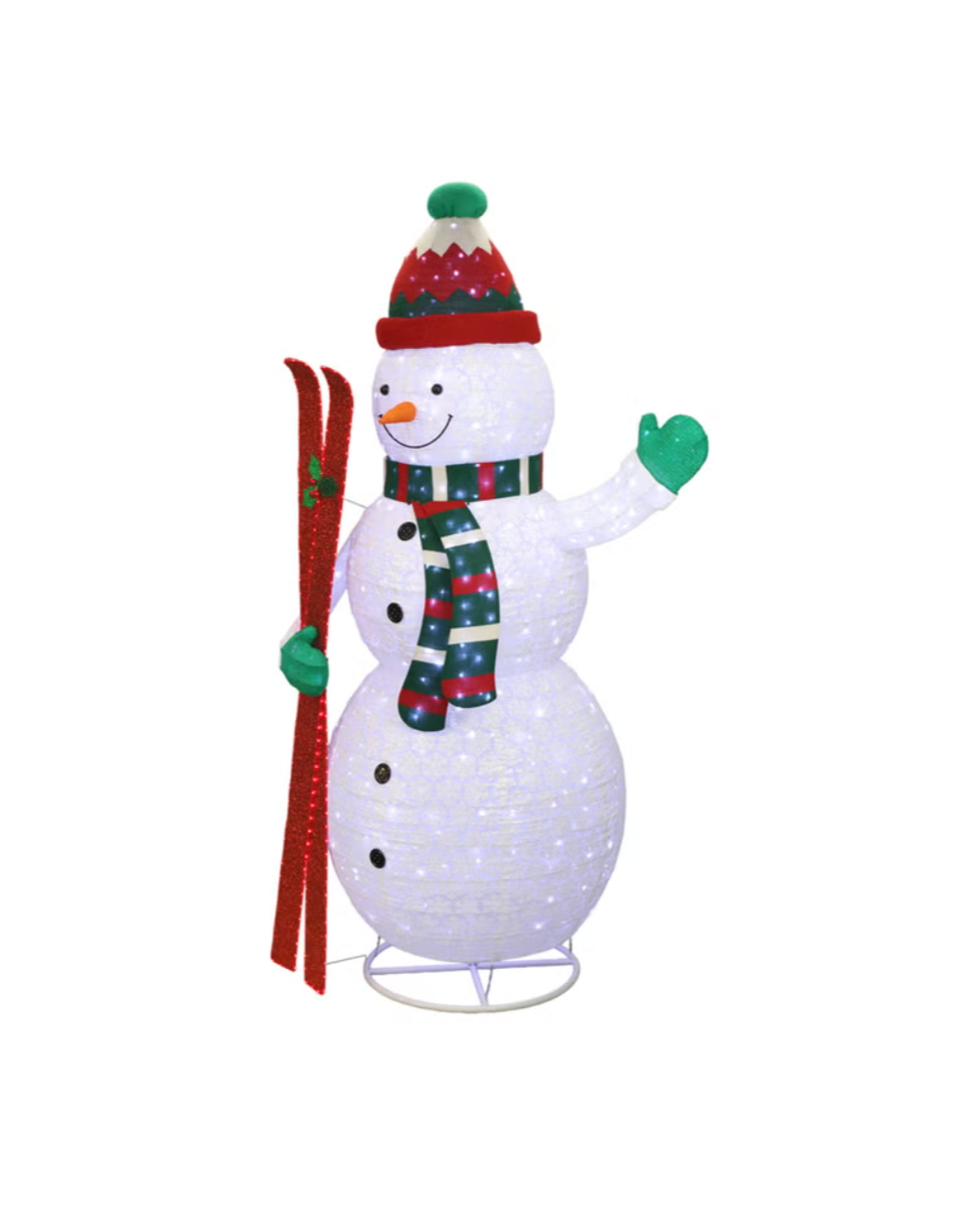 2.74 m (9 ft.) Snowman with Twinkle Lights
