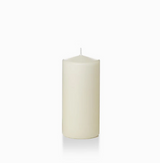 Yummi 3" x 6"  Round Pillar Candles - 3 per Pack