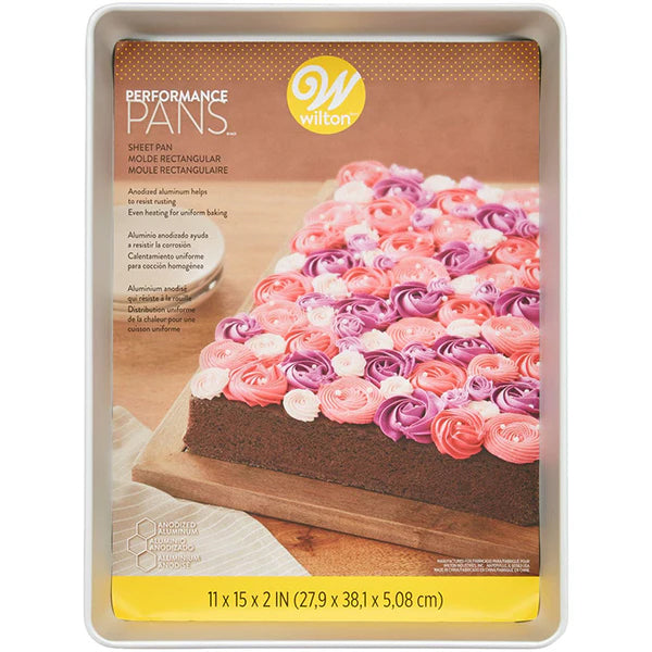 Wilton Bakeware Aluminum Baking Sheet 15x2IN 24x1 ct