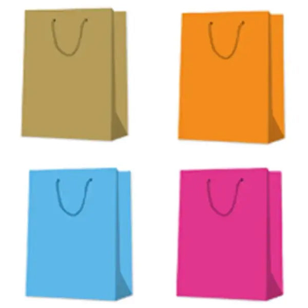 EPC Solid Colour Small Giftbags Blue Bright Pink Orange Gold