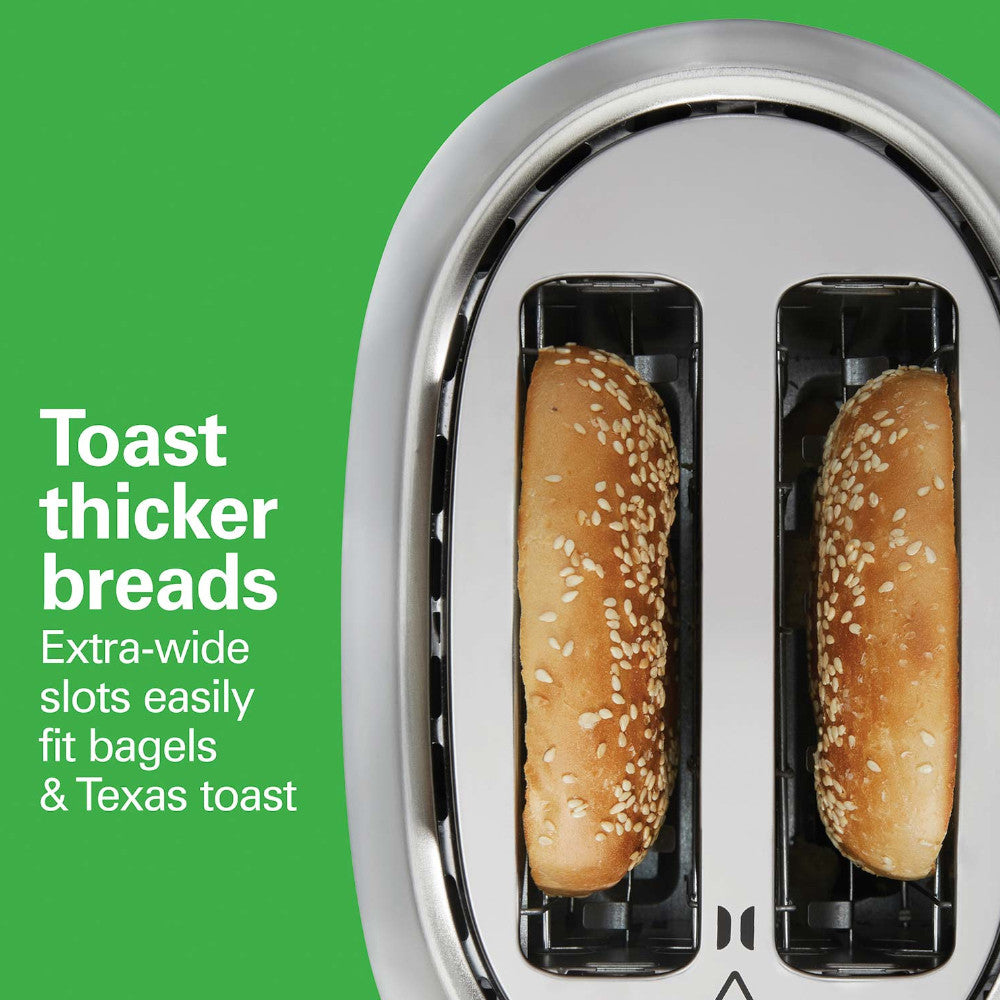 HAMILTON BEACH 22220 2 Slice Toaster with Sure-Toast™ Technology Stainless Steel