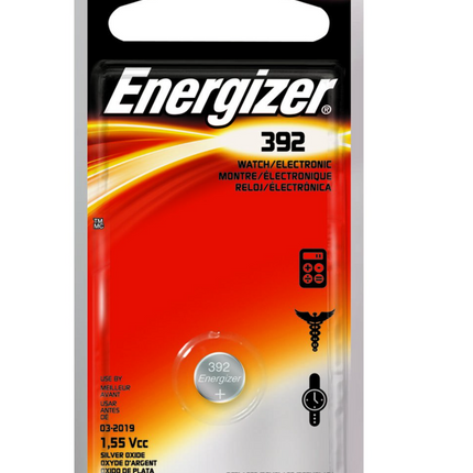 Energizer EVE392BPZ 392BPZ 392BP Button Cell Batteries, 1.5 V, 6/Pack (Eveready # 392) (Pack of 6)