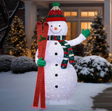 2.74 m (9 ft.) Snowman with Twinkle Lights
