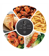 Ninja Crispi 5-in-1 Portable Glass Air Fry Cooking System, 3 Containers and Cover