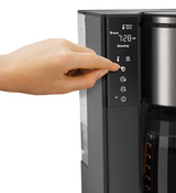 Hamilton Beach , Easy Measure 14 Cup Programmable Coffee Maker with Touch Display and Reusable Filter, Black
