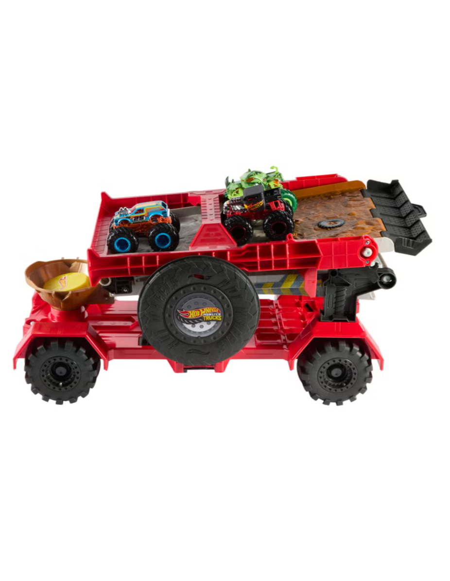 Hot Wheels Monster Trucks - Downhill Race Playset & Vehicles