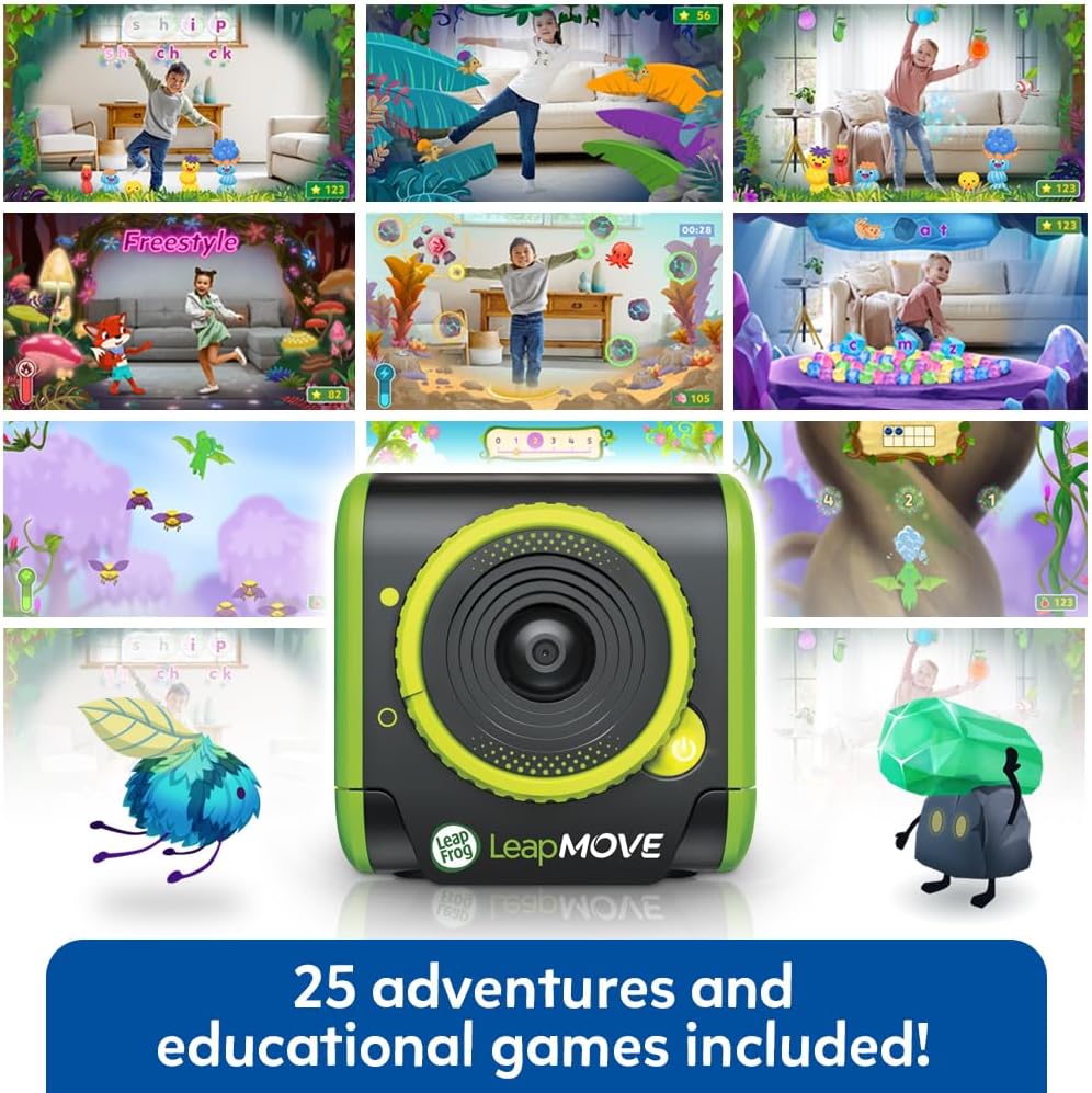 Leapfrog LeapMove 25 Preloaded Games Learning Game Console for Kids Ages 4-7 English Version