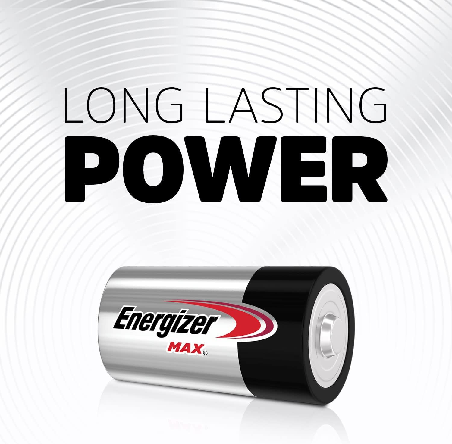 Energizer MAX D Batteries (2 Pack), D Cell Alkaline Batteries