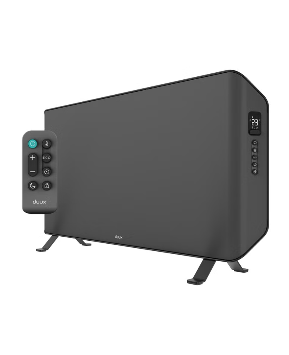 Duux Edge 1500W Convector Heater with Wall Bracket, Grey