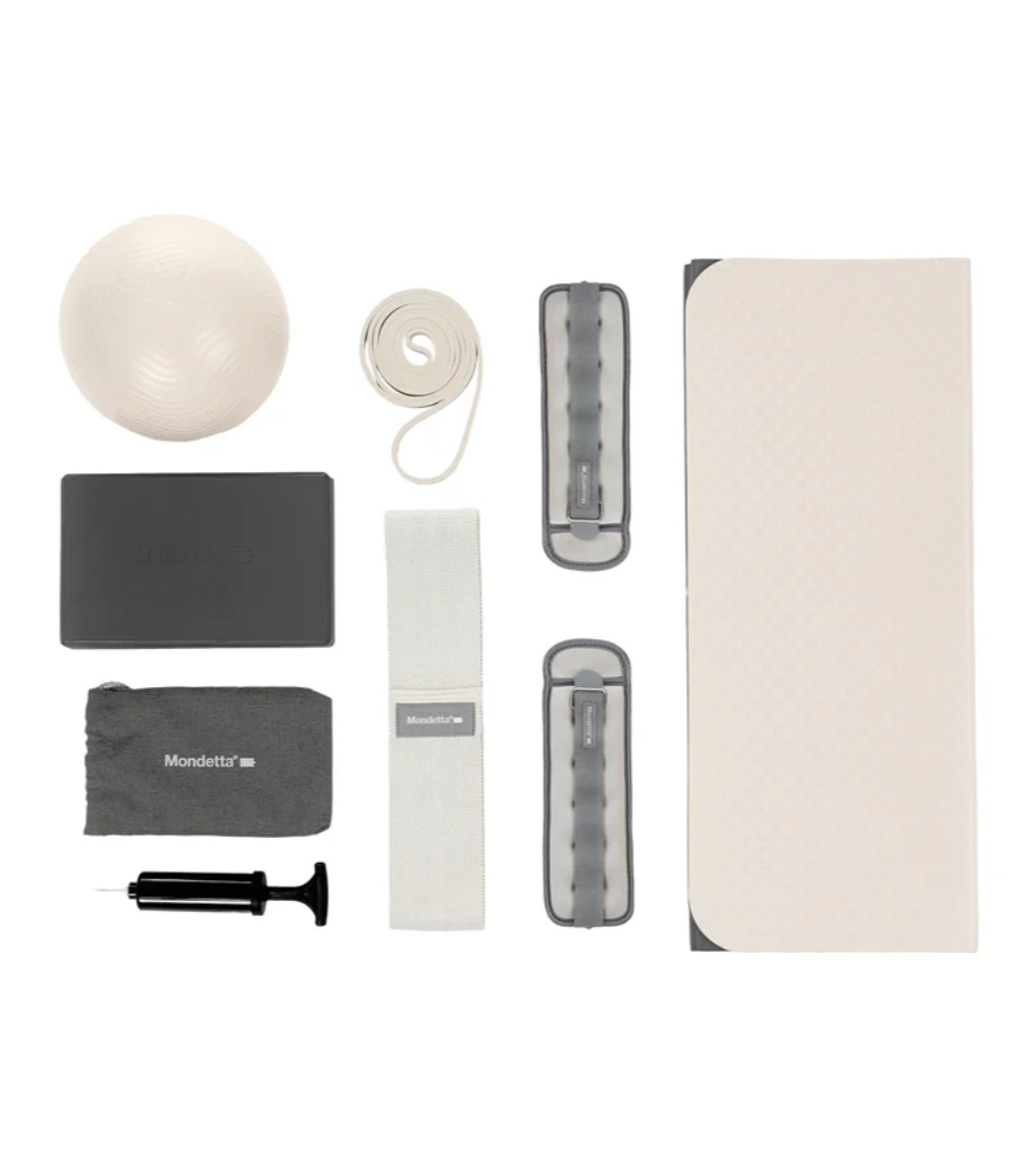 Mondetta , Yoga and Pilates Home Exercise Kit , Cream