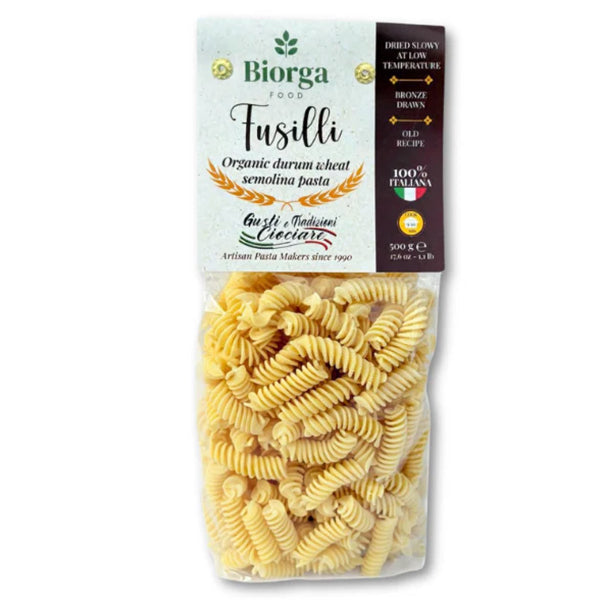Biorga Fusilli Organic Pasta 500 g