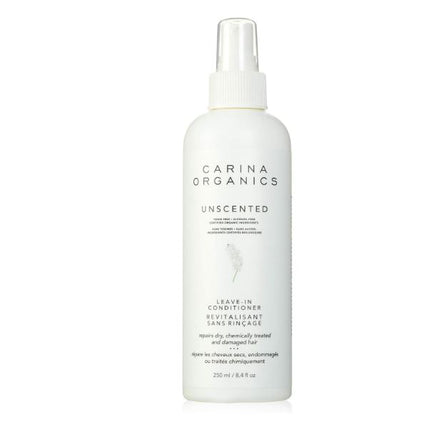 Carina Organics Unscented Leave-In Conditioner, 250 ml, White