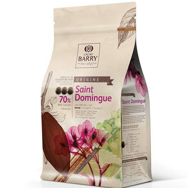 Cacao Barry Saint Dominigue70% Pistoles 1 kg