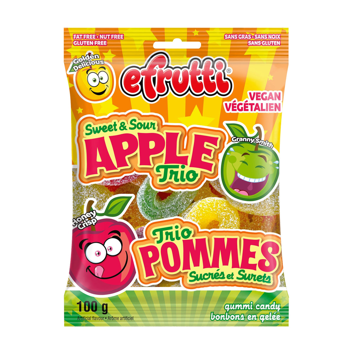 Efruitti Apple Trio Gummy 100 g