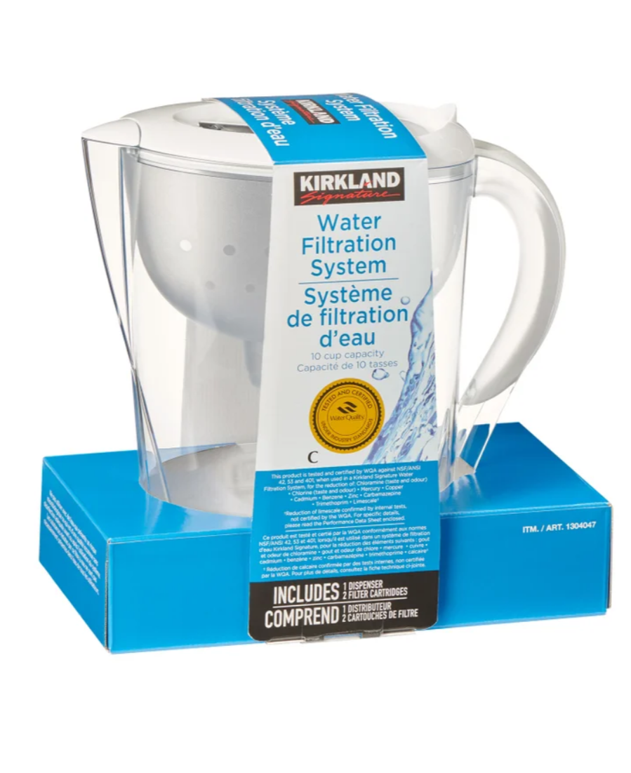 Kirkland Signature 2.3 L (10-cup) Pitcher with 2 Filters