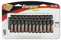 Energizer Aa Battery, Max, Premium Alkaline Battery, 36/Pack Evee91Sbp36H