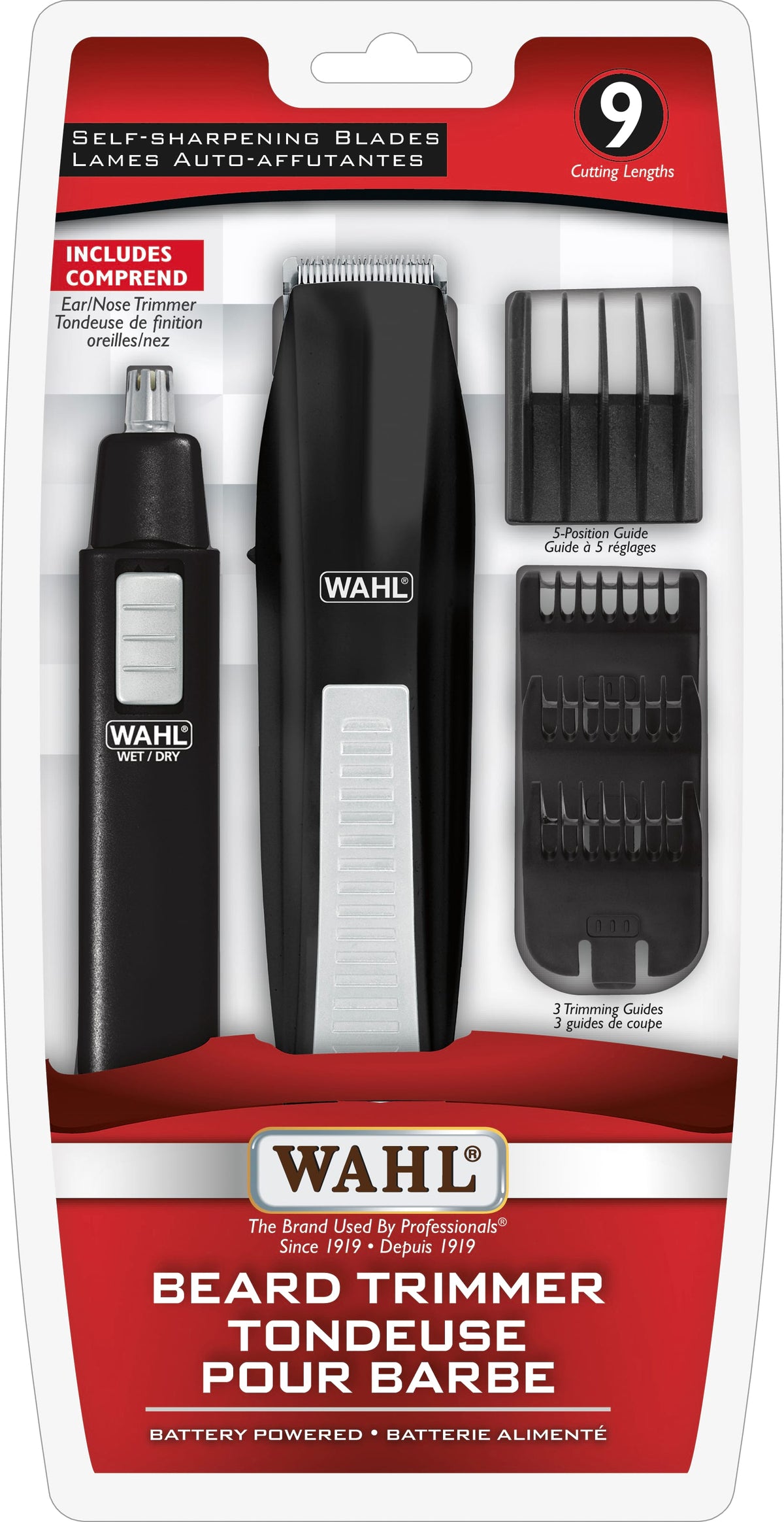 WAHL Beard Trimmer with Nose Trimmer - 3249