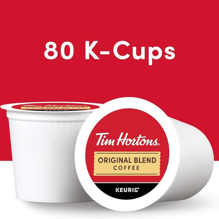 Tim Hortons Coffee Original Blend 80 K Cups Keurig K Cups Medium Roast