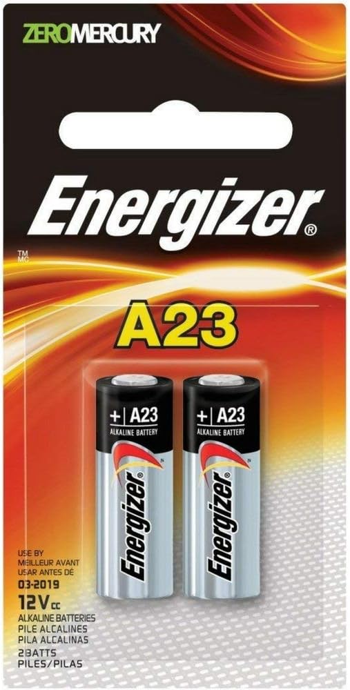 Energizer Zero Mercury Alkaline Batteries A23 2 ea (Pack of 10)