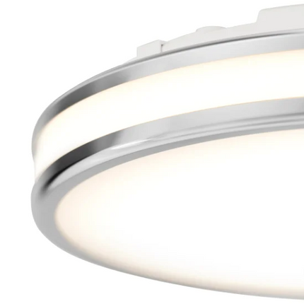 Artika, Hemisphere Flush Mount Light, Chrome