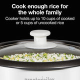 PROCTOR SILEX 37533G 10 cup capacity, rice cooker & food steamer