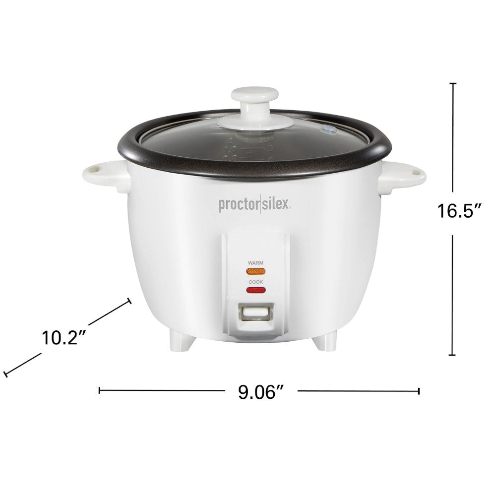 PROCTOR SILEX 37533G 10 cup capacity, rice cooker & food steamer