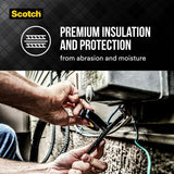 3M Scotch Super 33+ Vinyl Electrical Tape, .75-Inch x 66-Foot, Insulates and Protects Against Abrasion and Moisture, Protective Jacketing up to 600V Splice Insulation (6132-BA-10)
