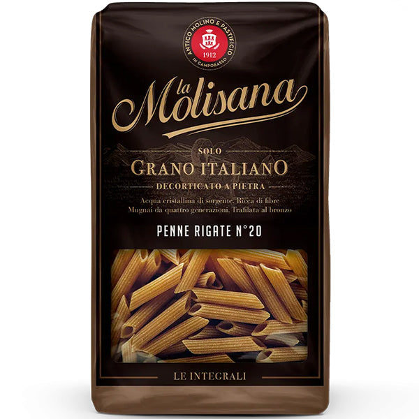 La Molisana #20 Penne Rigati Whole Wheat 500 g