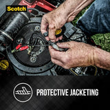 3M Scotch Super 33+ Vinyl Electrical Tape, .75-Inch x 66-Foot, Insulates and Protects Against Abrasion and Moisture, Protective Jacketing up to 600V Splice Insulation (6132-BA-10)