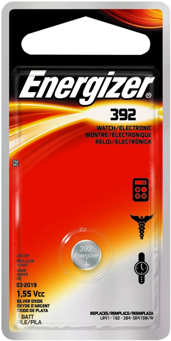 Energizer Electronic Battery #392-1.55 Volt - 1 Each, Pack of 6