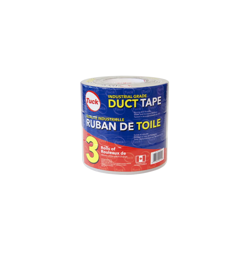 Tuck Duct Tape 55m pack of 3