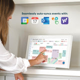 Skylight Calendar 15" Wall Planner Digital Calendar & Chore Chart, White