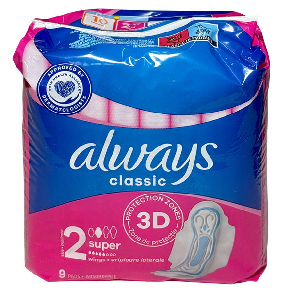 Always Ultra Maxi Wings 9 ct