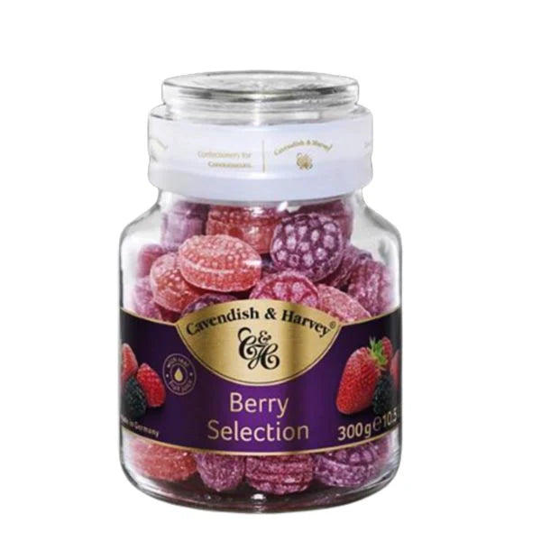 Cavendish & Harvey Berry Candies Jar 300 g