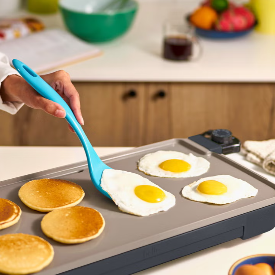 bella XL Ceramic Griddle with Warming Tray
