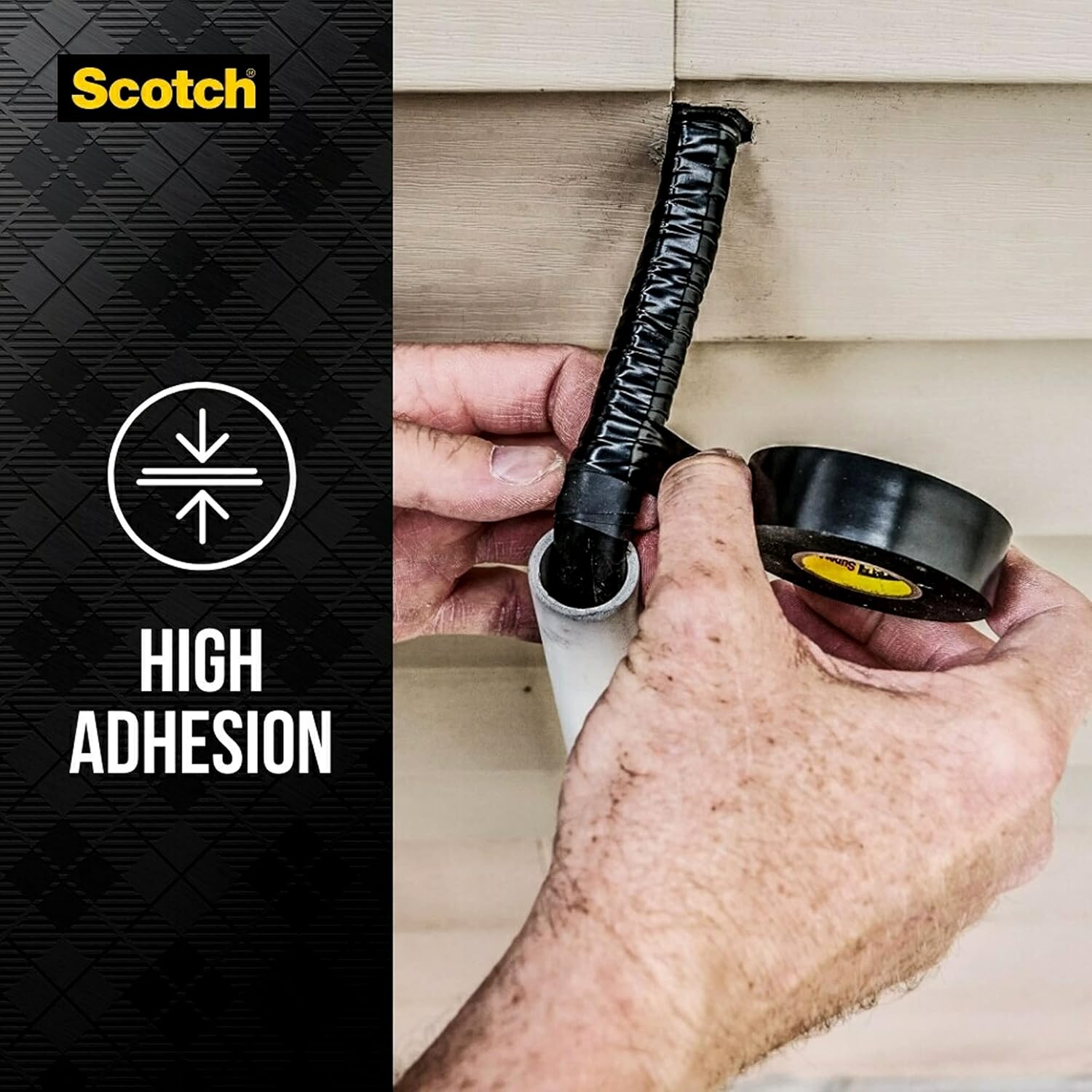 3M Scotch Super 33+ Vinyl Electrical Tape, .75-Inch x 66-Foot, Insulates and Protects Against Abrasion and Moisture, Protective Jacketing up to 600V Splice Insulation (6132-BA-10)