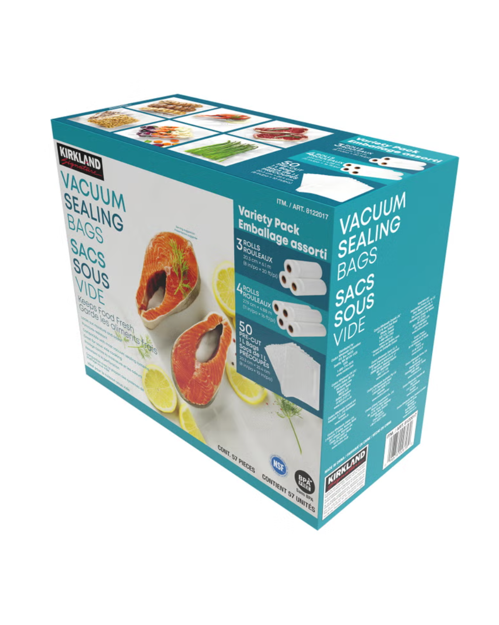 Kirkland Signature Vacuum Sealing Bags, Assortment Pack