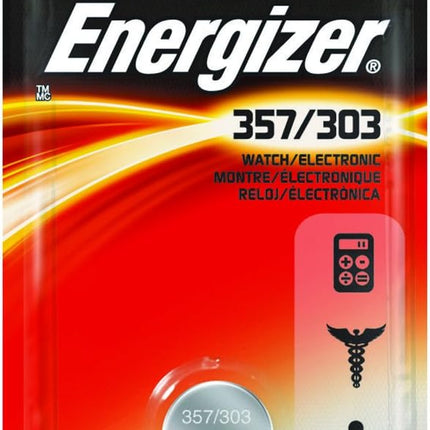 Energizer Battery 357BPZ Watch/Calculator Button Cell Battery With No Mercury (Pack of 6)