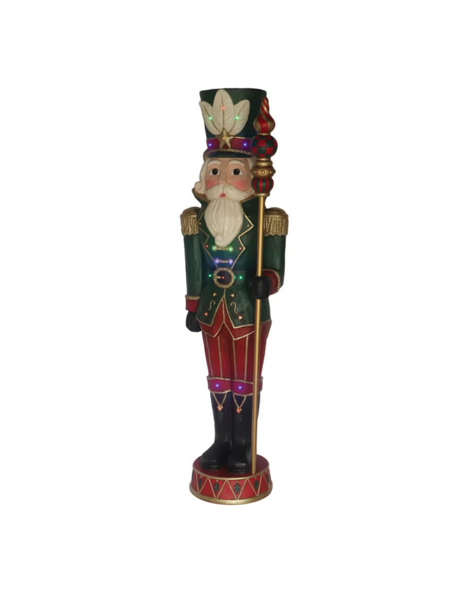 Christmas Nutcracker with Lights 1.82 m (6 ft)