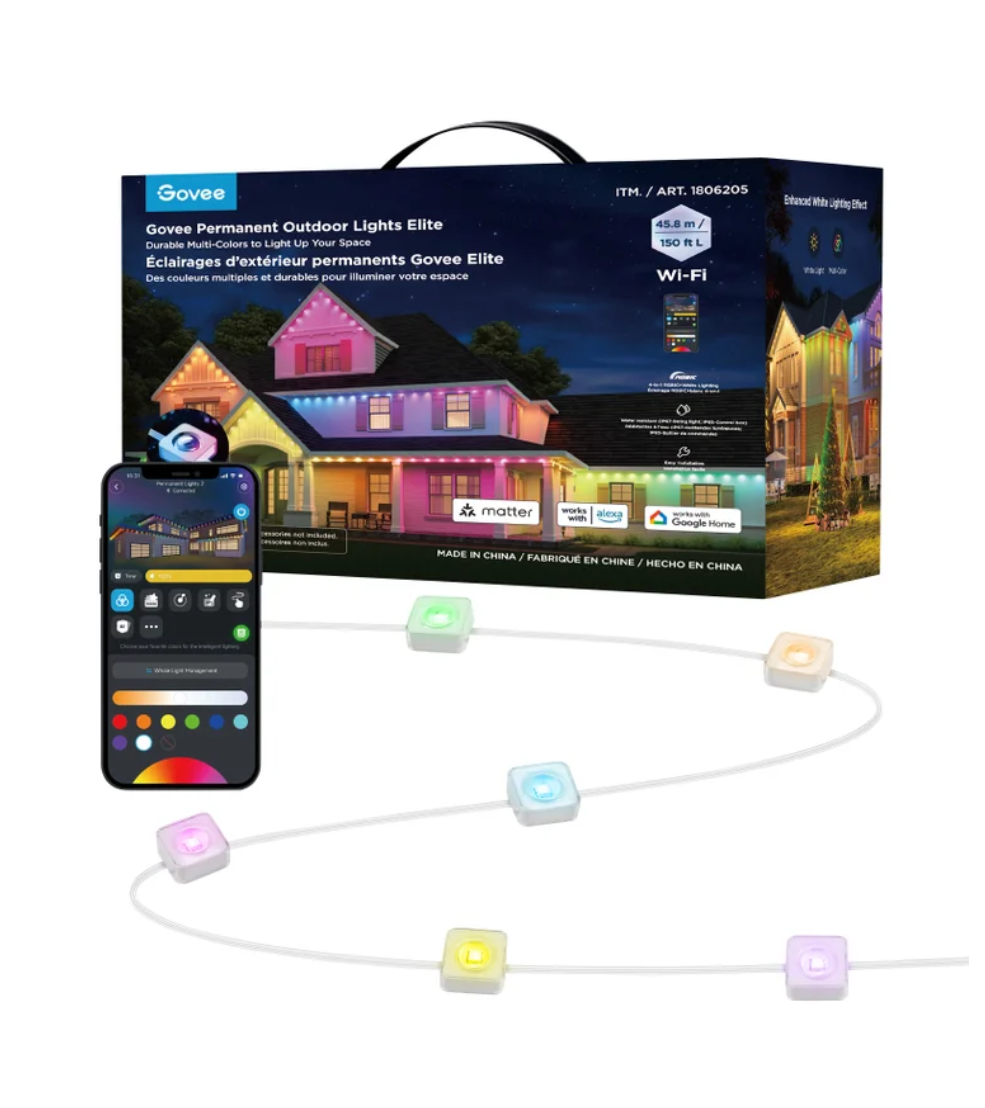 Govee Permanent Outdoor Lights Elite, 150 FT