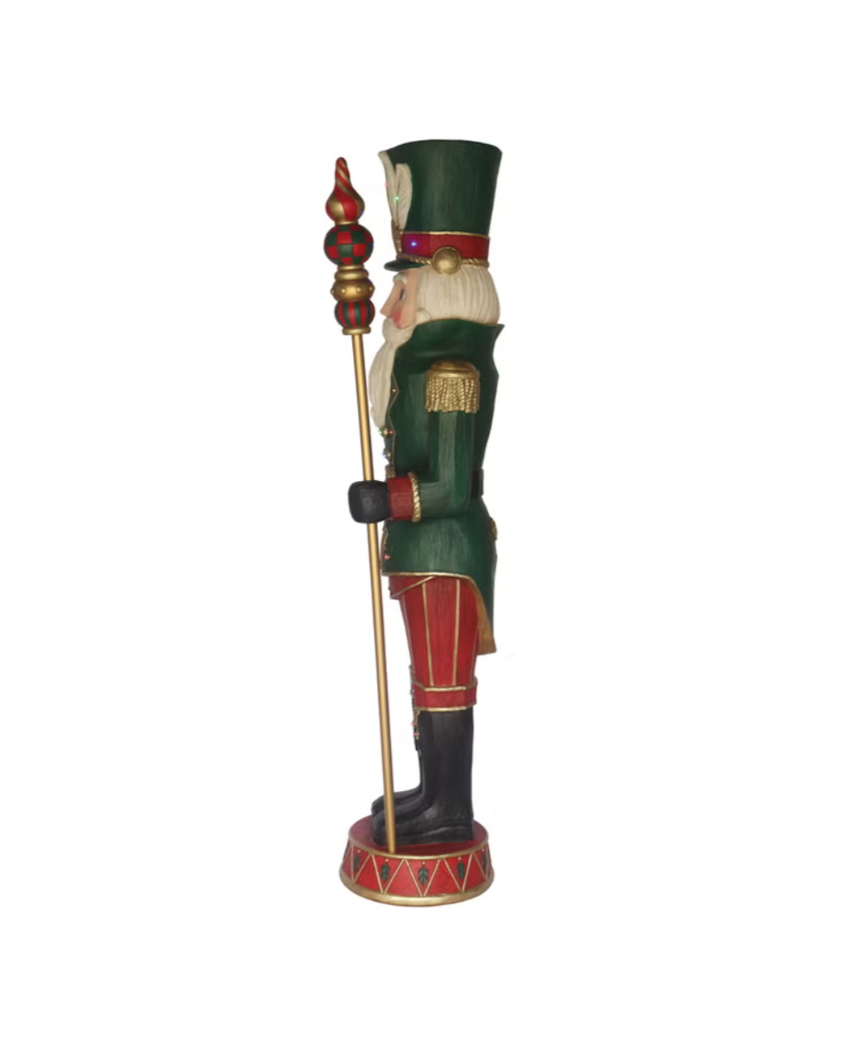 Christmas Nutcracker with Lights 1.82 m (6 ft)