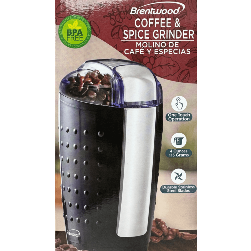 BRENTWOOD COFFEE GRINDER 4 OZ #CG-158B