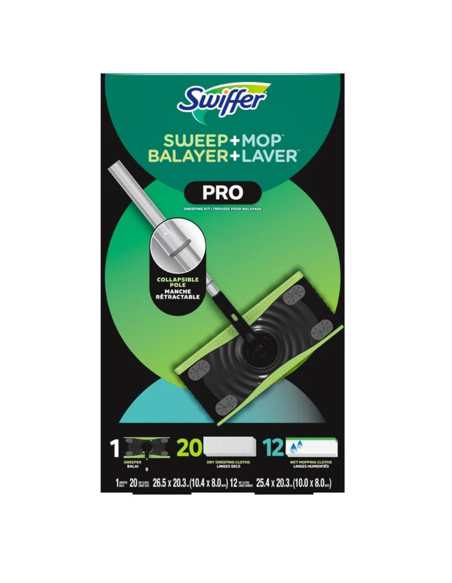 Swiffer Pro Sweep+Mop Starter Kit